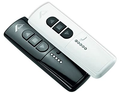 Orginal Roto handzender draadloze handzender 10-kanaals | tot 10 ontvangers afzonderlijk of samen bedienbaar | max. draadloos bereik tot 350 m | inclusief batterij | zwart