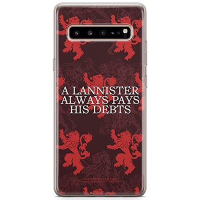 ERT GROUP Custodia per Samsung S10 5G Originale e Ufficiale Game od Thrones Motivo Trono di Spade 018 perfettamente adattata alla forma del telefono cellulare Custodia in TPU
