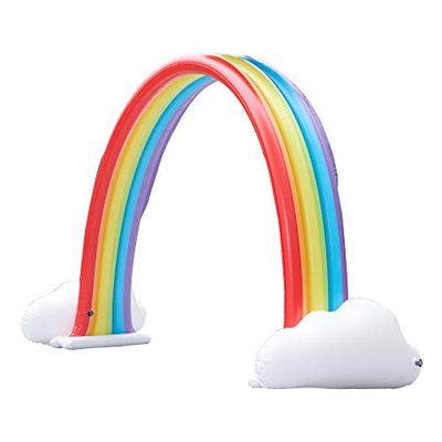 Teamson Kids - Regenboog Waterpret Opblaasbare sproeier - Meerkleurig TK-48251R