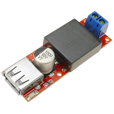 BeMatik - Alimentatore DC-DC 7-24V a 5V 3A con USB KIS3R33S DW-0397 (AK018)