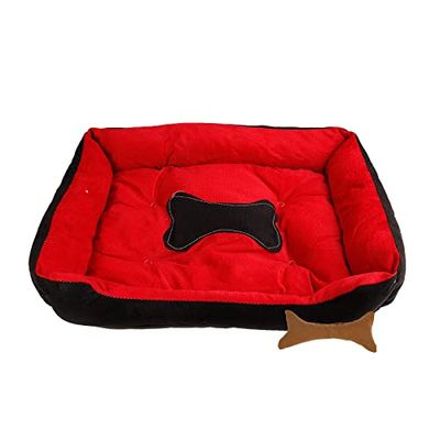 TRESBOUTIQUE hondenbedden voor grote, middelgrote en kleine honden, rond kattenbed, comfortabele bedden voor huisdieren, donutknuffelbed van bont