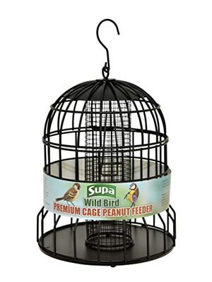 Supa Mangeoire à cacahuètes pour Oiseaux Sauvages de qualité supérieure, dissuade Les écureuils et Les Grands Oiseaux tels Que Les colombes et Les Pigeons