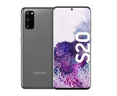 Samsung Galaxy S20 Smartphone (15,83 cm), 128 GB Intern Geheugen, 8 GB RAM, Hybrid SIM, Android, Cosmic Grey