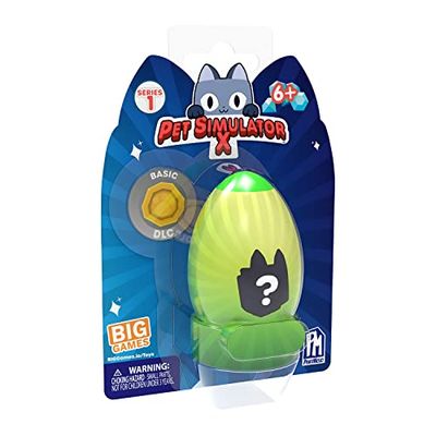 Rocco Giocattoli -From the world of Roblox come Surprise Open the egg and discover The Puppy in its interior. Inside A code to download uploadable content on Pet Simulator X, CB1803