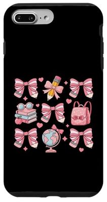 School Coquette Bow Teacher Student Classroom Graduation Case for iPhone 7 Plus/8 Plus