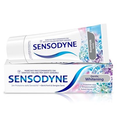 Sensodyne Gentle Whitening Dentifricio Per Denti Sensibili, Contribuisce A Denti Forti E Gengive Sane, 75 ml
