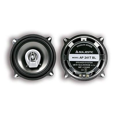 New Majestic AP-241T enceinte de voiture 2-voies - Enceintes de voiture (2-voies, 90 W, 4 Ohm, 75 - 25000 Hz, 2,8 cm, 13 cm)