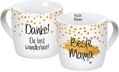 infinite by GEDA LABELS (INFKH) Tazza Beste Mama Gold, 300 ml