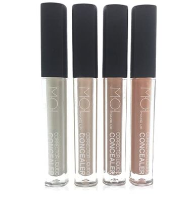 Moi Moises Field Concealer Liquid Concealer with Brush Applicator Dark Beige 5 ml M·O·I Make Up 30 g
