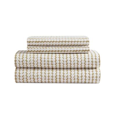 Marimekko - Queen Lakens, biologisch katoenen beddengoedset, luxe zachte en gladde woondecoratie, GOTS-gecertificeerd (Pikku Rasymatto Beige, Queen)