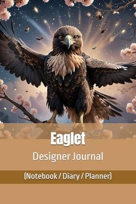 Eaglet Designer Journal (Notebook/Diary/Planner): Luxury Lined/Blank pages for affirmations, art, autograph, composition, goals, gratitude, homework, ... sublimation, travel, weddings, yoga, etc.