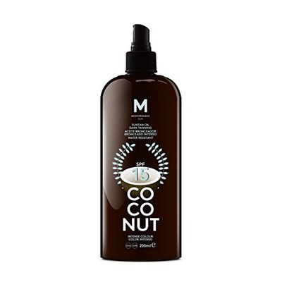 Mediterraneo Sun Aceite Bronceador - 3 Recipientes de 200 ml - Total: 600 ml