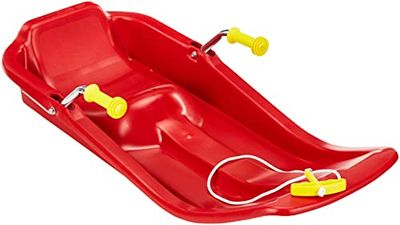 Rolly Toys 200276 - rollyJetstar Luge (kinderslee, 2 metalen remmen, kunststof kuip, ergonomische zitplaats, vanaf 3 jaar, belastbaar tot 100 kg).