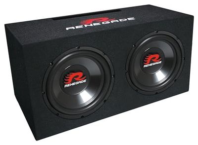 Renegade RXV1002 Alrededor De 2 vías 1000W altavoz audio - Altavoces para coche (De 2 vías, 1000 W, 500 W, 4 Ω, 92 dB, 645 mm)