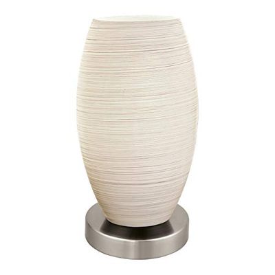 EGLO BATISTA 3 candeeiro de mesa, 40 W, níquel mate