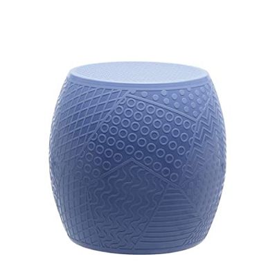 Kartell Roy, banquinho, plástico, azul, 43 x 45 x 43 cm