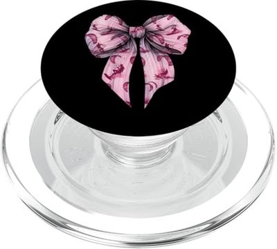 Coquette Bow Kite Surfer Kitesurf Chica PopSockets PopGrip para MagSafe