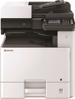 Kyocera Ecosys M8124cidn impresora láser multifuncional, fotocopiadora y escáner (doble cara, 24ppm A4 y 12 en A3, USB, Wifi, color)