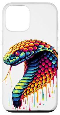 Dripping Paint Art Cobra Serpente Cobri Custodia per iPhone 12 mini