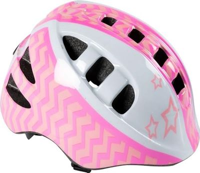 Verstelbare fietshelm voor meisjes, maat S, 52-56 cm, aerodynamische blauwe gaten