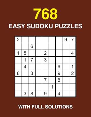 768 Easy Sudoku Puzzles: With full solutions