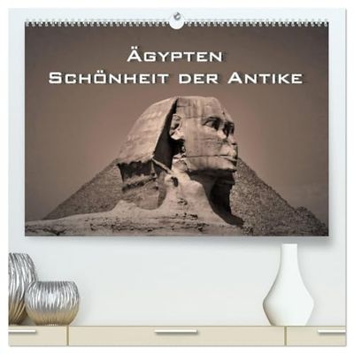 Ägypten - Schönheit der Antike (hochwertiger Premium Wandkalender 2026 DIN A2 quer), Kunstdruck in Hochglanz: Ansichten einer 5000 Jahre alten Kultur in Sepia