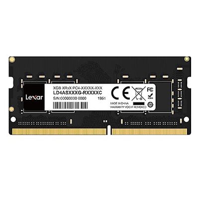 Lexar SODIMM RAM DDR4 8Go, 3200 MHz, Mémoire pour PC Ordinateur Portable, 260-Pin SO-DIMM, Haute Performance (LD4AS008G-B3200ASST)