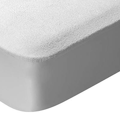 Pikolin Home - Waterdichte, ademende en zeer absorberende badstof matrasbeschermer met optimale aanpassing