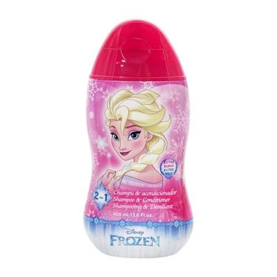 Disney Frozen 2-in-1 Shampoo & Conditioner for Adults & Kids 6+, Hydrates, Detangles, and Reduces Frizz, Extra-Mild Formula, pH-Balanced, Mild Fragrance, Suitable for All Hair Types, 400ml