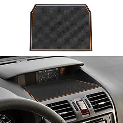 SENSHINE Dash Mat for Subaru Impreza XV 2012-2016 Subaru Crosstrek Accessories 2012-2017 Subaru Forester 2014-2018 Dashboard Cover Interior Non-Slip Dashboard Mat Pad Liner (Orange Trim)