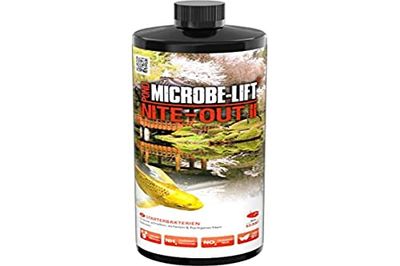 MICROBE-LIFT Pond Nite-Out II - 946 ML - Bactéries de démarrage spécialement conçues pour Les étangs, prépare l'étang à accueillir des Poissons Rapidement et en Toute sécurité.