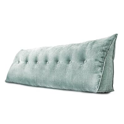 Björn&Schiller cojín de Respaldo, cojín de Lectura para Cama y sofá, Almohada de Lectura para Cama (Gris Turquesa, 200 cm)