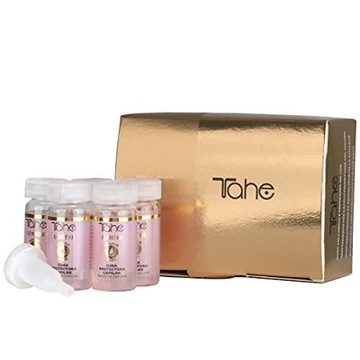 Tahe Lumière Express Soin capillaire protecteur de couleur idéal pour cheveux colorés, 5 x 10 ml