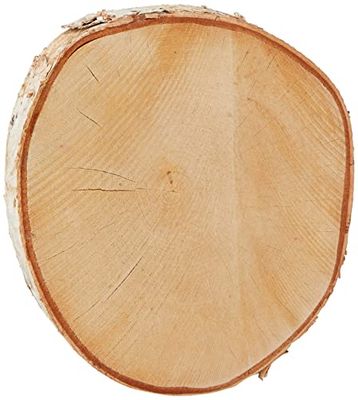 Rayher 55806000 - Disque en bouleau - Diamètre 25-28 cm, Naturel