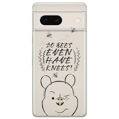 ERT GROUP mobiltelefonfodral för Google PIXEL 7 originalt och officiellt licensierat Disney mönster Winnie the Pooh & Friends 011 anpassad till formen på mobiltelefonen, fodral tillverkad av TPU-plast