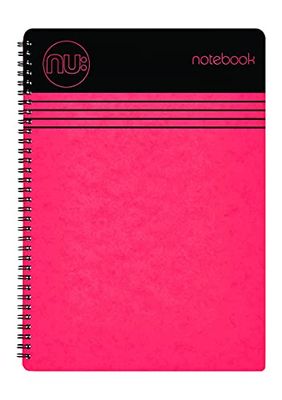 NU: A6 Red Wirebound Notebook | 110 Pages, Ruled, 80gsm Paper | Perforated Sheets | Craze Cloud Range | Stylish & Durable | FSC-Certified
