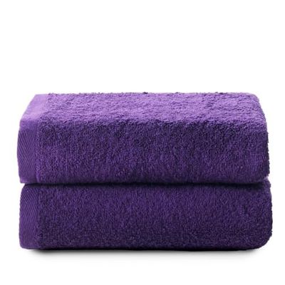 Set 2 Toallas bidé (30x50) Morado