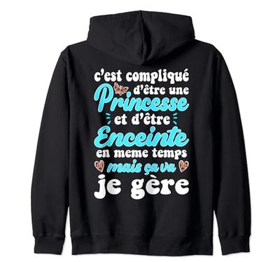 Annonce Grossesse Drôle Cadeau Enceinte Future Maman 2024 Sudadera con Capucha