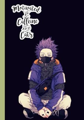 Shinsou Hitoshi Motivated by Cats and Coffee Journal/Noteboook