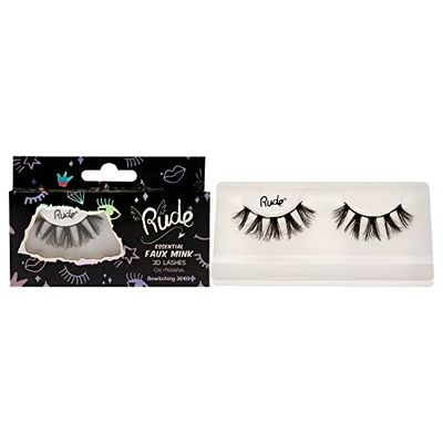 Rude Cosmetics Essential Faux Mink 3D Lashes - Bewitching For Women 1 Pc Pair