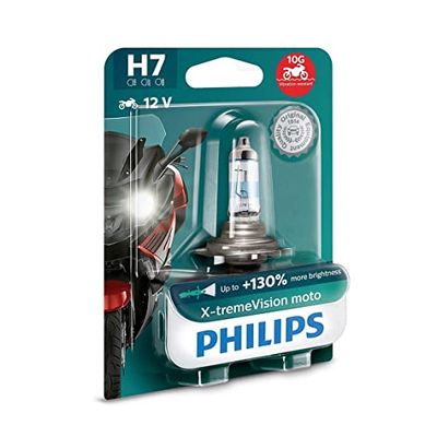 Philips automotive lighting 12972XV+BW X-tremeVision 130% H7 lâmpada farol de motociclo, 1 unidade