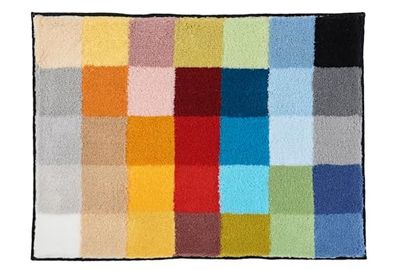 Kleine Wolke Tapis de Bain Cubetto 85x145cm Multicolore, polyacrylique, 85 x 145 x 2 cm