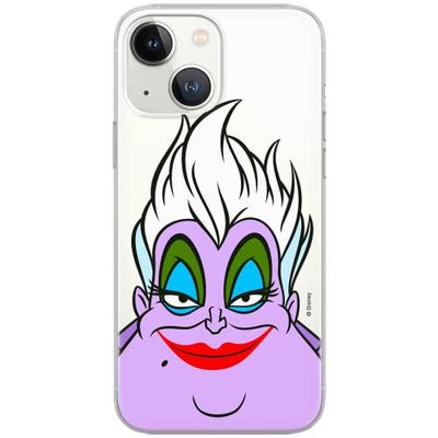 ERT GROUP mobiltelefonfodral för Iphone 13 MINI originalt och officiellt licensierat Disney mönster Ursula 002Vit optimalt anpassad till formen på mobiltelefonen, gedeeltelijk transparant