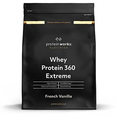 Protein Works - Whey Protein 360 | Premium Whey Shake | Whey Protein Powder Blend | No Added Sugar Protein Shake | 40 Servings | French Vanilla | 1.2kg