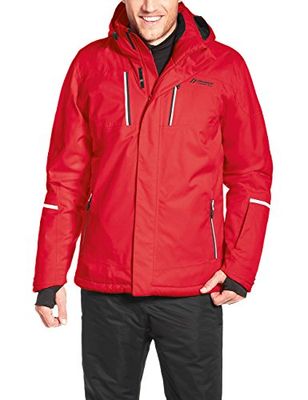 Maier Sports Giacca da Sci da Uomo Lupus, Uomo, Skijacke Lupus, Rosso Fuoco, 24