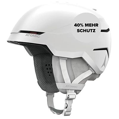 Atomic, Casco per Sci su pista, Unisex, Savor AMID, Taglia M (55-59 cm), Bianco (White Heather), AN5005682M