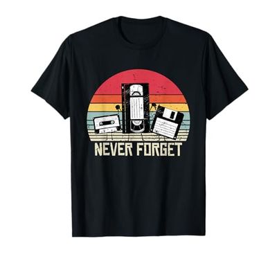 Funny Never Forget, Floppy Disc VHS Tape, retro vintage Maglietta