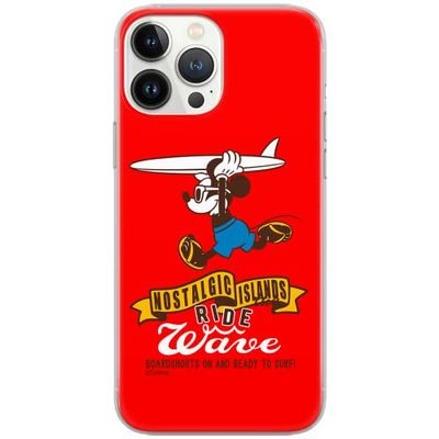 ERT GROUP mobiltelefonfodral för Iphone 13 PRO MAX originalt och officiellt licensierat Disney mönster Mickey 008 Vit optimalt anpassad till formen på mobiltelefonen, fodral tillverkad av TPU-plast