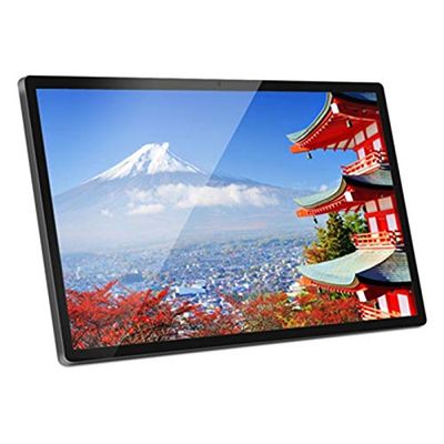 Pantalla LED Portable Touch IPS LLD 32 pulgadas LCD Pantalla de fotos digitales, RK3399 Dual-Core A72 + Quad-Core A53 de hasta 2.0GHz, Android 7.1, 2GB + 16GB, Soporte WiFi y Ethernet y Bluetooth y ta