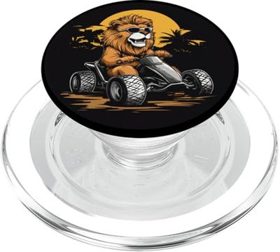 Completo King of Speed per i fan dei Go Kart e Lion Statement PopSockets PopGrip per MagSafe